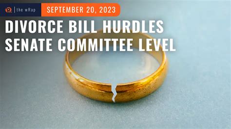Divorce bill hurdles Senate committee level .